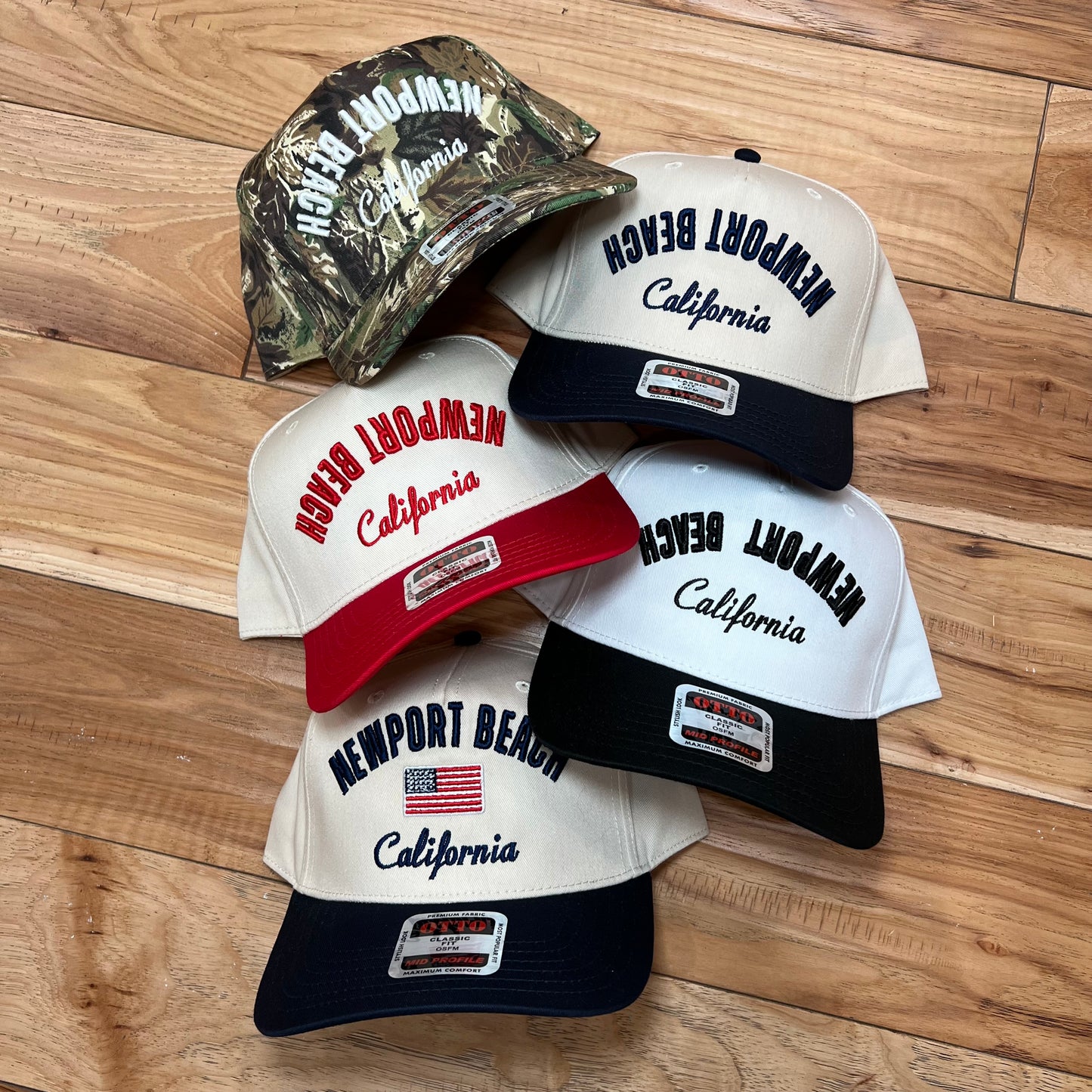 Newport Beach Trucker Hat - Navy
