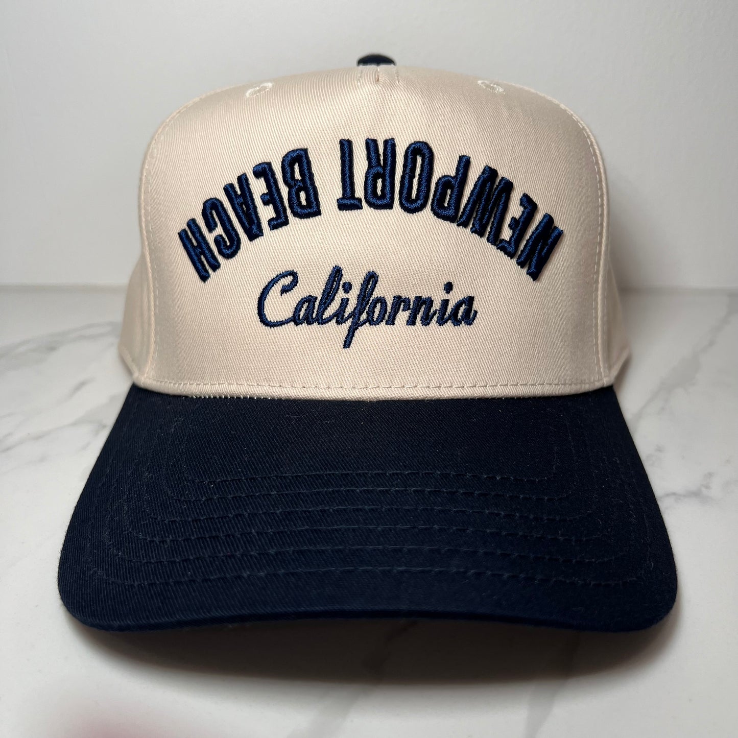 Newport Beach Trucker Hat - Navy