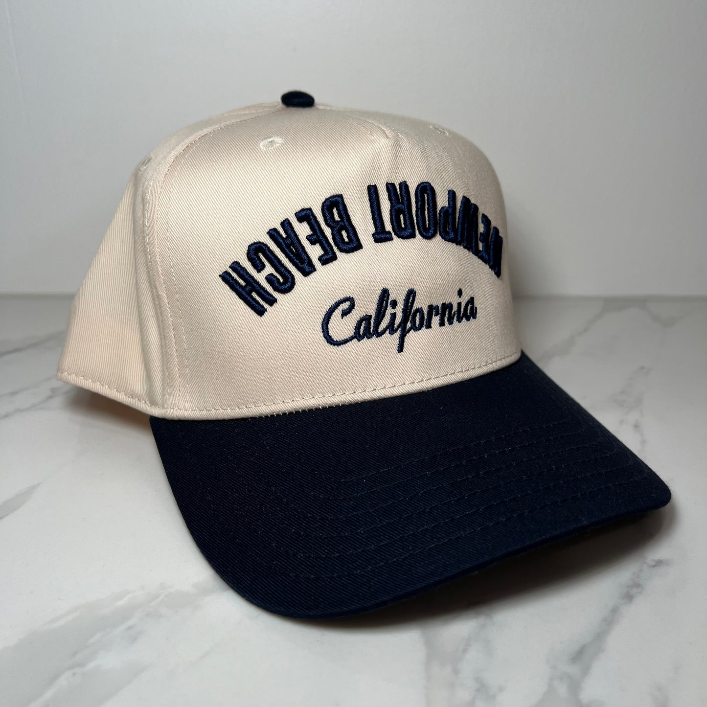 Newport Beach Trucker Hat - Navy