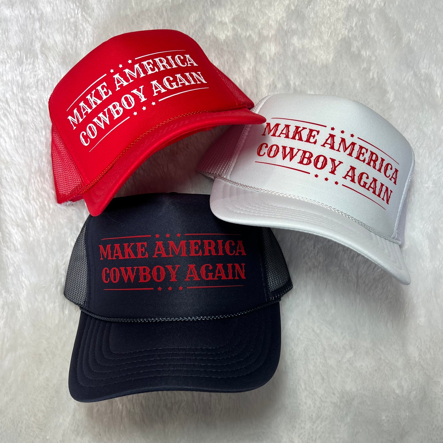 Make America Cowboy Again Red