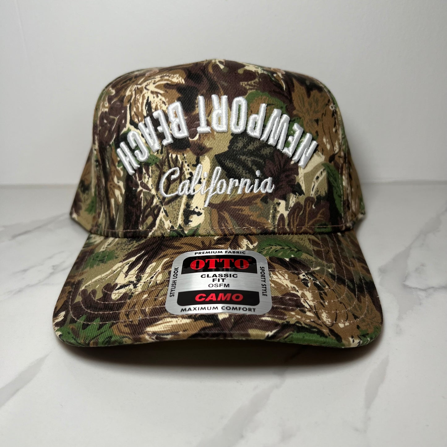 Newport Beach Trucker Hat - Camo